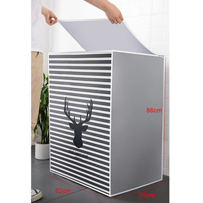 Capac mașină de spălat cu încărcare frontală Capac de praf impermeabil Tambur Capac mașină de spălat automată Decor de bunuri de uz casnic