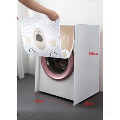 Capac mașină de spălat cu încărcare frontală Capac de praf impermeabil Tambur Capac mașină de spălat automată Decor de bunuri de uz casnic
