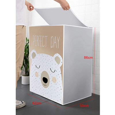Capac mașină de spălat cu încărcare frontală Capac de praf impermeabil Tambur Capac mașină de spălat automată Decor de bunuri de uz casnic