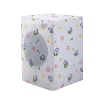 Navlaka za perilicu rublja Štitnik za rublje Vodootporan Otporan na prašinu s patentnim zatvaračem Otisak cvijeća Kupaonski kućni pribor