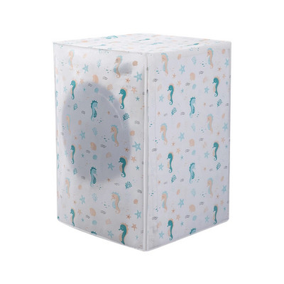 Navlaka za perilicu rublja Štitnik za rublje Vodootporan Otporan na prašinu s patentnim zatvaračem Otisak cvijeća Kupaonski kućni pribor