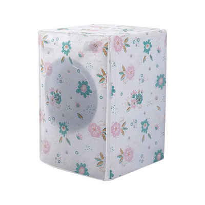 Navlaka za perilicu rublja Štitnik za rublje Vodootporan Otporan na prašinu s patentnim zatvaračem Otisak cvijeća Kupaonski kućni pribor