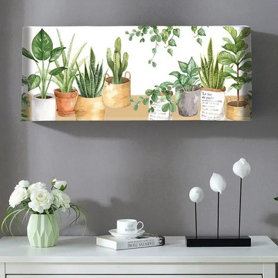 2023 m. Naujas oro kondicionieriaus dulkių dangtelis, poliesterio audinys, skirtas namuose, montuojamas ant sienos, kintamosios srovės dekoravimo apsauga, apsauganti nuo tiesioginio pūtimo