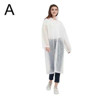 1 buc. haină de ploaie unisex EVA de înaltă calitate, îmbrăcăminte de ploaie îngroșată, impermeabilă, pentru bărbați, costum de camping, neagră, impermeabilă, pentru femei, M0D1