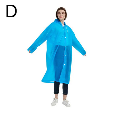 1 buc. haină de ploaie unisex EVA de înaltă calitate, îmbrăcăminte de ploaie îngroșată, impermeabilă, pentru bărbați, costum de camping, neagră, impermeabilă, pentru femei, M0D1