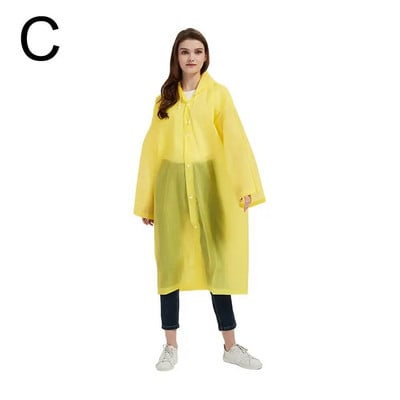 1 buc. haină de ploaie unisex EVA de înaltă calitate, îmbrăcăminte de ploaie îngroșată, impermeabilă, pentru bărbați, costum de camping, neagră, impermeabilă, pentru femei, M0D1