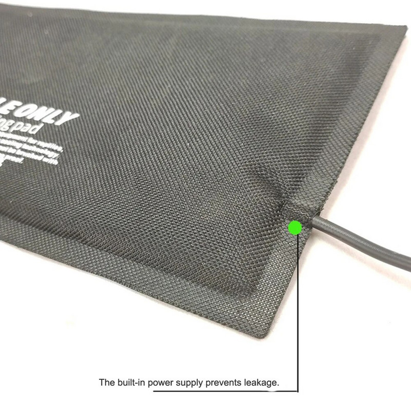 USB grijač za gmazove s podesivom temperaturom s vremenskim prekidačem Vodootporna grijaća prostirka za ljubimca gekona za gmižuću kornjaču guštera