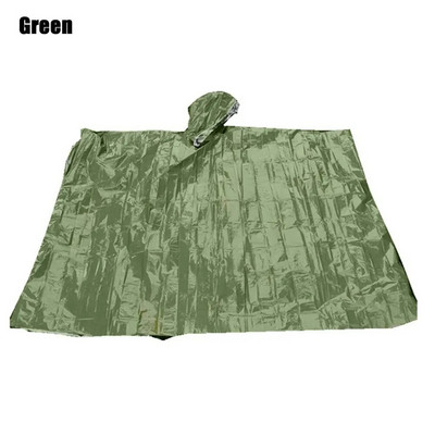 Kabanica za hitne slučajeve Pončo Vodootporna kišna odjeća Deka Oprema za kampiranje za preživljavanje Izolacija od hladnoće Kišna odjeća Oprema za kampiranje