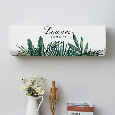 Spausdintas vidaus pakabinamas oro kondicionavimo apsauginis dėklas Oro kondicionieriaus dangtelis namų dulkių dangtelis Dekoratyvinis oro kondicionavimo dangtelis