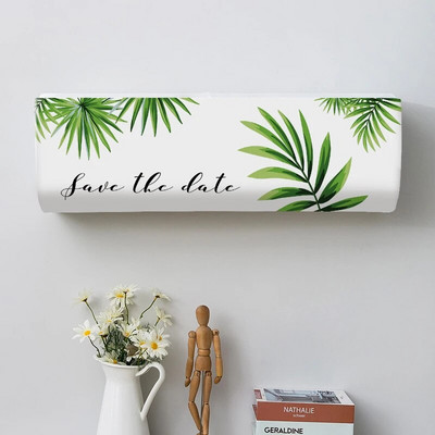 Spausdintas vidaus pakabinamas oro kondicionavimo apsauginis dėklas Oro kondicionieriaus dangtelis namų dulkių dangtelis Dekoratyvinis oro kondicionavimo dangtelis