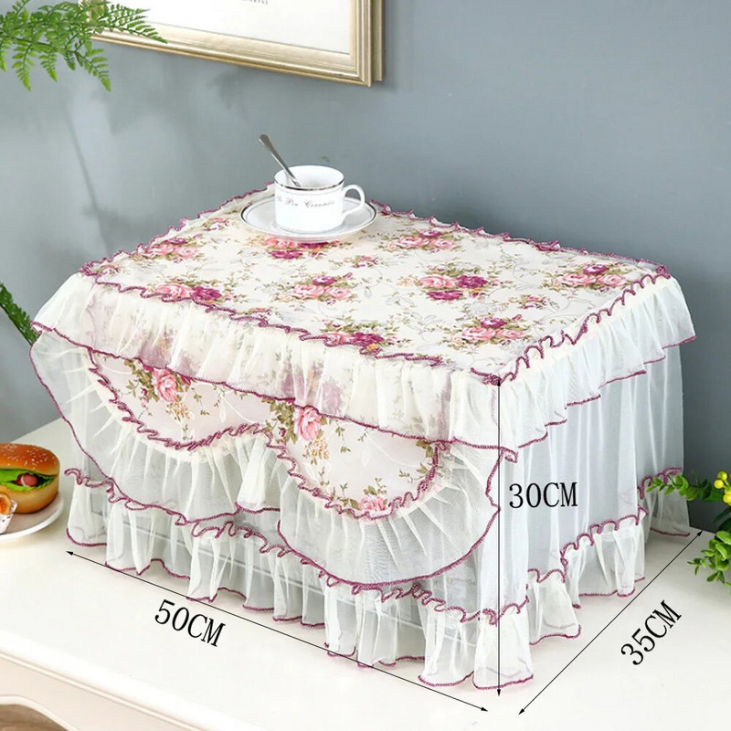 Buitinis kutas, atsparus dulkėms mikrobangų krosnelės dangtis Visiškai dengiantis mikrobangų krosnelės dangtis rankšluostis Elektrinės orkaitės apsauginis dangtis Virtuvės priedas