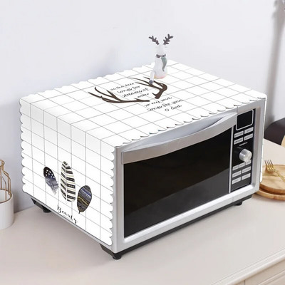 Naujas virtuvės mikrobangų krosnelės dangtis Paprastas orkaitės šaldytuvas gaubtas alyvos dangtelis nuo dulkių Virtuvės priedai reikmenys namų mados dekoravimas