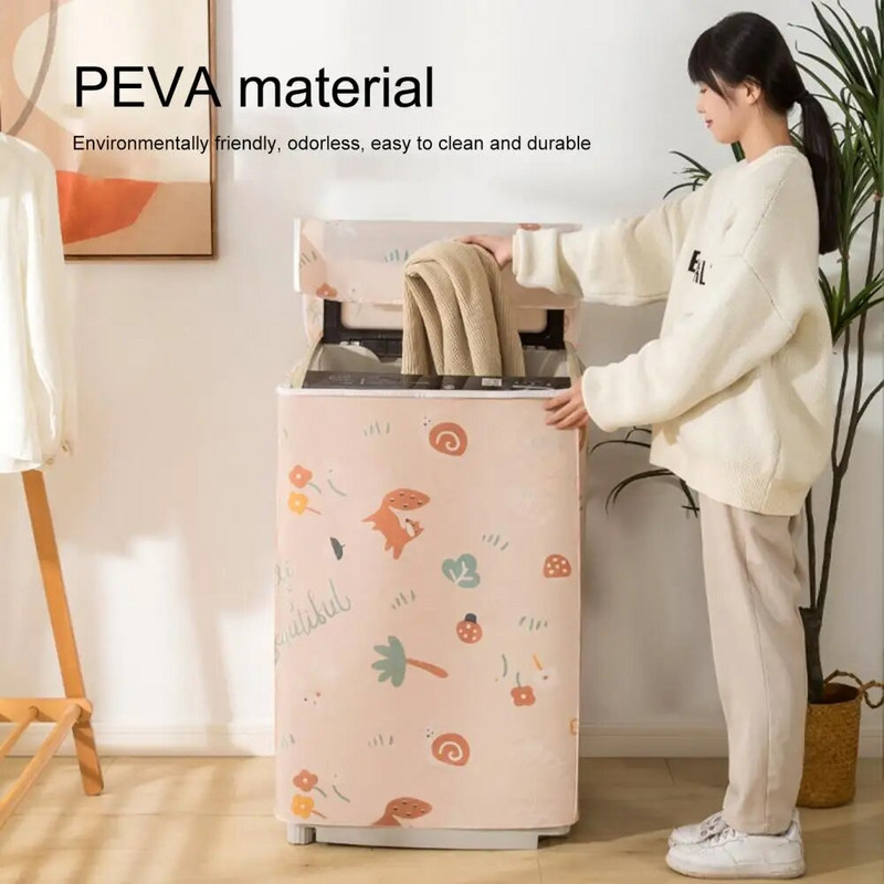 Korisna navlaka za sušilicu rublja Navlaka za perilicu rublja bez mirisa Vodootporna navlaka za perilicu rublja s valovima, otporna na mrlje