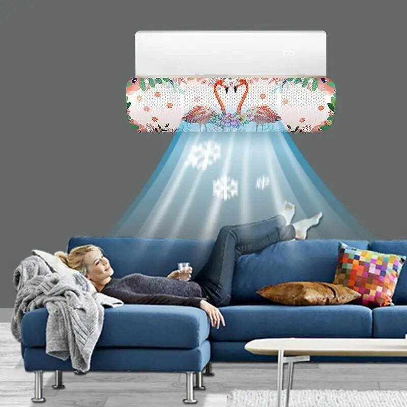 Oro kondicionierius Nuo tiesioginio pūtimo skydas Oro kondicionierius Vėjo deflektorius Reguliuojamas kintamosios srovės aušinamas pertvaras Oro išleidimo angos deflektorius