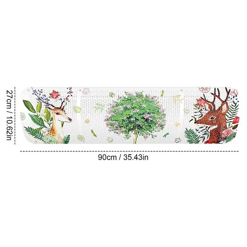 Oro kondicionierius Nuo tiesioginio pūtimo skydas Oro kondicionierius Vėjo deflektorius Reguliuojamas kintamosios srovės aušinamas pertvaras Oro išleidimo angos deflektorius