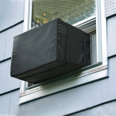 Капак на климатик за прозорец Водоустойчив Удължете живота на оборудването с 3 слоя изолация Кутия за климатик на прозореца