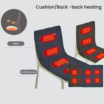 Καναπές USB 5V Ηλεκτρικές κουβέρτες Ματ Χειμερινό σώμα θερμότερο στρώμα Θερμοστάτης τύπου C Θερμαινόμενο στρώμα ύπνου Camping για εξωτερικούς χώρους