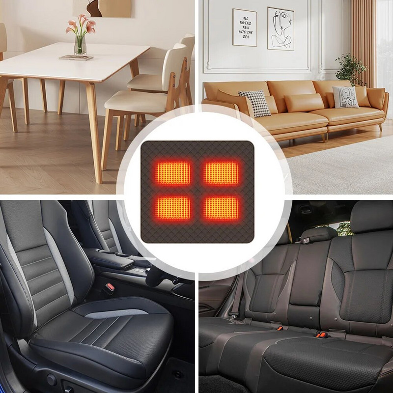 5 V-os USB kanapé Elektromos takarók matrac téli testmelegítő matrac termosztát C típusú fűtött kemping alvószőnyeg kültéri használatra