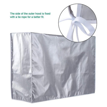 Климатик Външно тяло Прахоустойчив капак Водоустойчиво измиване Прахоустойчива чанта за почистване против сняг Дъждоустойчиво слънцезащитно покритие