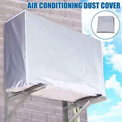 Air Conditioning Outdoor Unit Dust Cover Waterproof Washing Dustproof Anti-Snow Cleaning Bag Rainproof Sunscreen Cover
