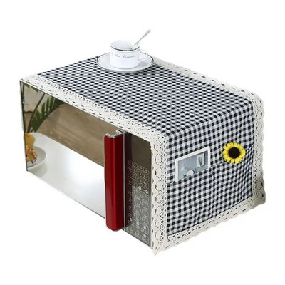 Mikrobangų krosnelės dulkių dangtelis Aliejui atspari medžiaga Kvėpuojanti apsauga Mikrobangų krosnelės dulkių dangtelis su laikymo maišeliu Virtuvės reikmenys