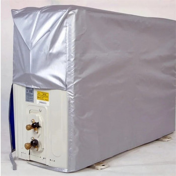 Κάλυμμα κλιματισμού εξωτερικού χώρου Κλιματιστικό αδιάβροχο κάλυμμα σκόνης πλύσιμο σπιτιού Anti-Dust Anti-Snow Αδιάβροχη τσάντα καθαρισμού