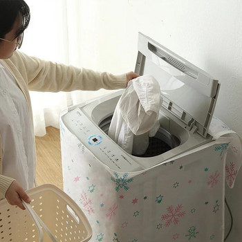 Барабан Капак за пералня Прахозащитно покритие Чист калъф за пране Сладък анимационен капак за сушилня за перална машина Стоки за бита