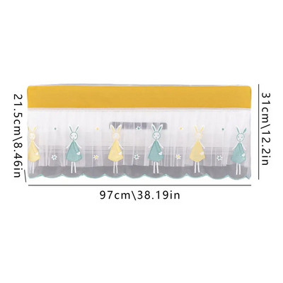 Kabantis oro kondicionavimo dangtelis Apsauginis nuo dulkių Netinka siuvinėjimas Oro kondicionieriaus apsauginis dangtelis namams butas viešbutis