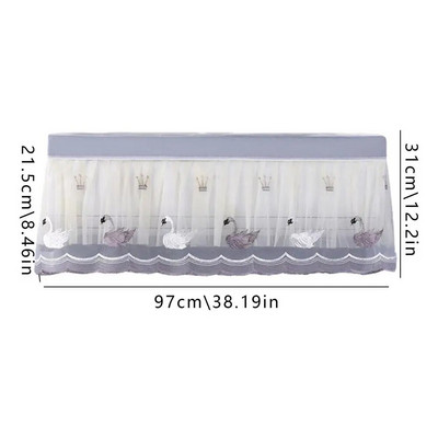 Kabantis oro kondicionavimo dangtelis Apsauginis nuo dulkių Netinka siuvinėjimas Oro kondicionieriaus apsauginis dangtelis namams butas viešbutis