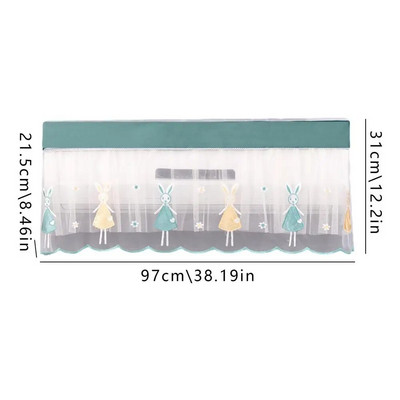 Kabantis oro kondicionavimo dangtelis Apsauginis nuo dulkių Netinka siuvinėjimas Oro kondicionieriaus apsauginis dangtelis namams butas viešbutis