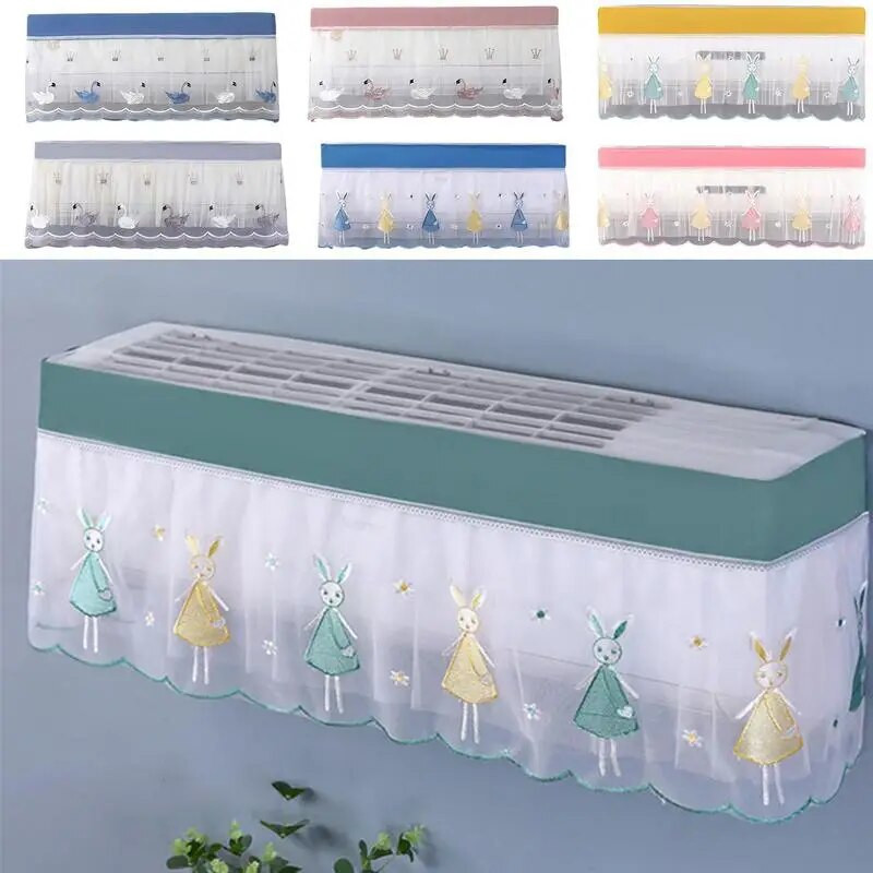 Kabantis oro kondicionavimo dangtelis Apsauginis nuo dulkių Netinka siuvinėjimas Oro kondicionieriaus apsauginis dangtelis namams butas viešbutis