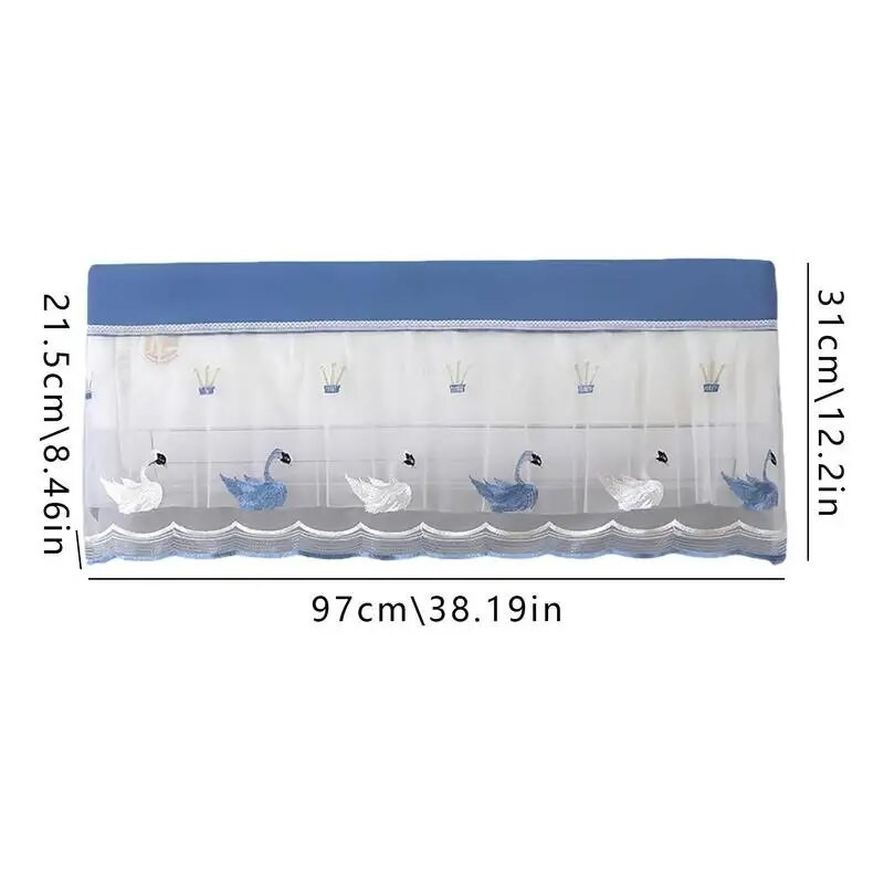 Kabantis oro kondicionavimo dangtelis Apsauginis nuo dulkių Netinka siuvinėjimas Oro kondicionieriaus apsauginis dangtelis namams butas viešbutis