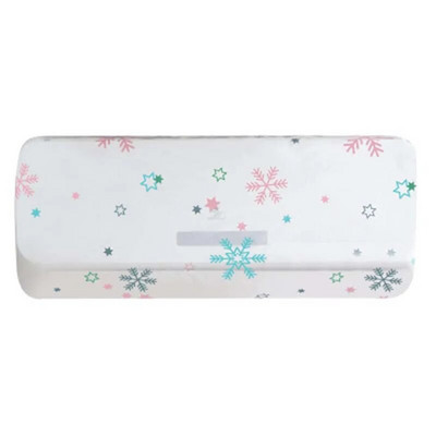 Pesemisvastane tolmuvastane puhastuskate Home Decor Konditsioneer Veekindel puhastuskate Lillemuster Kliimaseadme kate 1tk