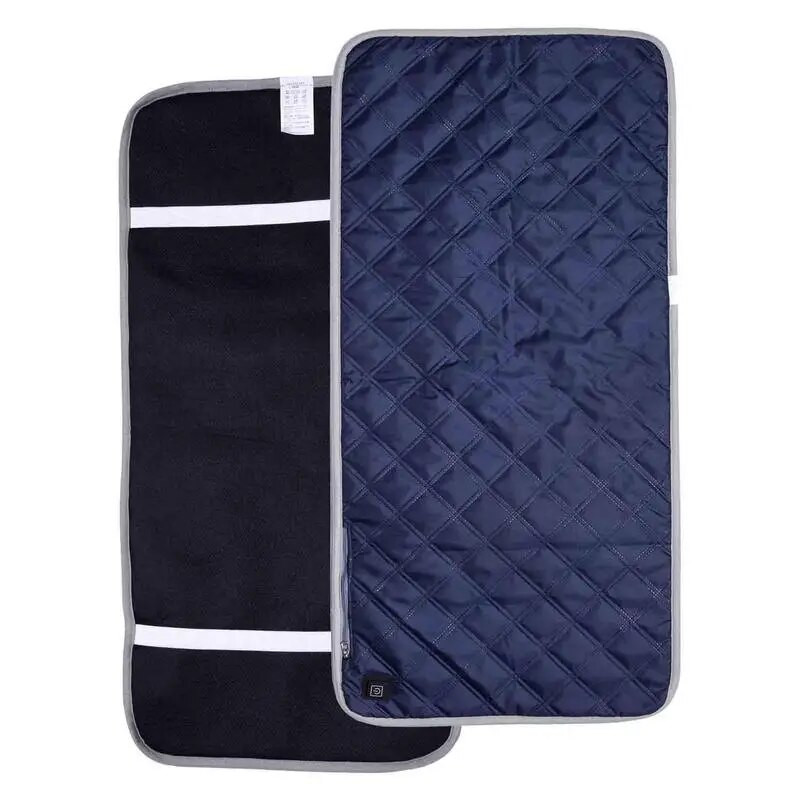 Elektrinė šildoma kėdės pagalvėlė Nešiojama USB šildoma sėdynės padėklas 3 lygių žiemos šiltas pagalvėlės kilimėlis namų biuro automobiliui, žvejybai