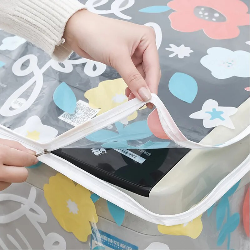 Dulkėms atsparus skalbimo mašinos dangtelis Clamshell skalbimo mašinos dangčiai Aukštos kokybės apsaugos nuo saulės skalbinių buitinis dangtis