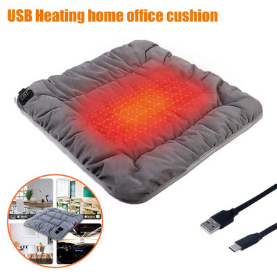Nový USB vyhrievací vankúš do domácej kancelárie, elektrická vyhrievaná podložka, vyhrievací vankúš, stolička, auto, telo domáceho zvieraťa, zimný ohrievač