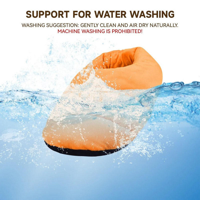 USB elektromos fűtőtest Újratölthető plüss lábmelegítő töltés meleg lábvédő lábfűtő párna otthoni hálószobához, gyors fűtés