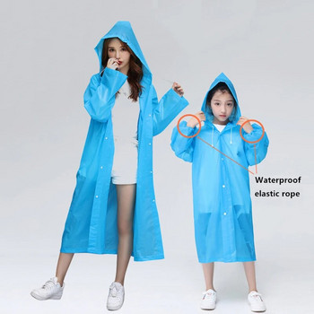 Αδιάβροχο για ενήλικες Thickened Waterproof Kids Children EVA Rain Coat Clear Διαφανές κοστούμι Raincoats Tour Αδιάβροχο Rainwear