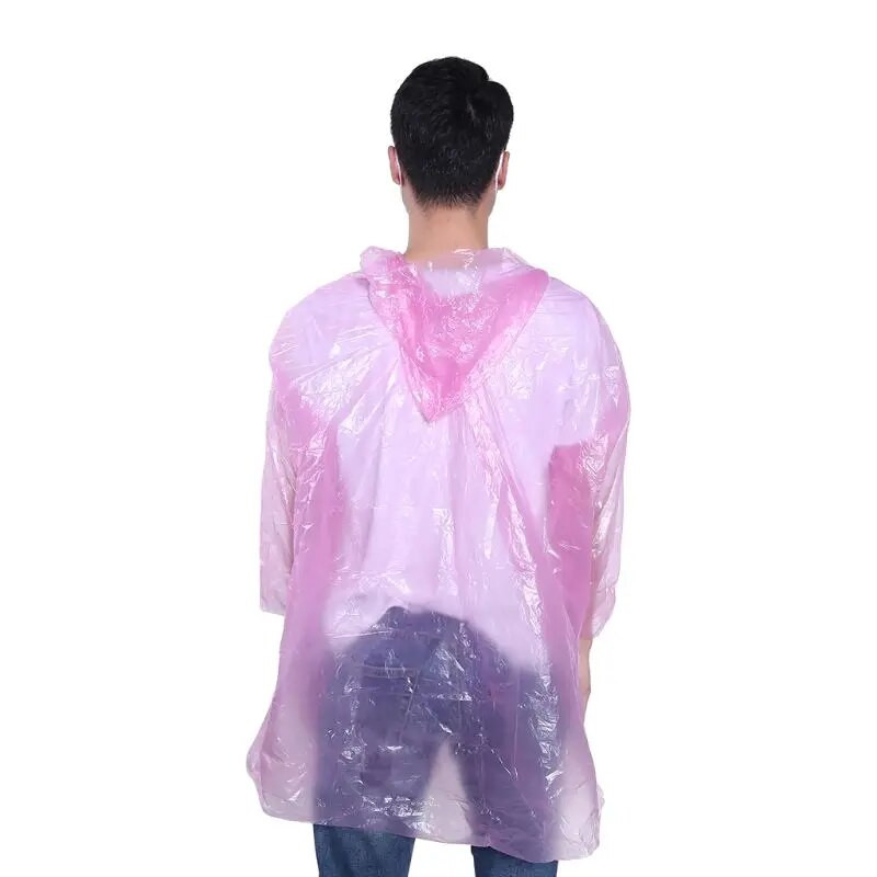 Meeste vihmamantel, naiste vihmariided, ühekordselt kasutatav vihmakindel reisimine matkamiseks õues vihmamantel 40JA