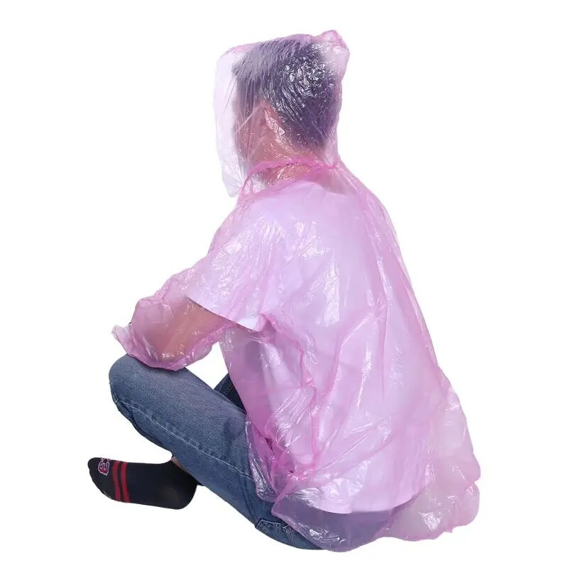 Meeste vihmamantel, naiste vihmariided, ühekordselt kasutatav vihmakindel reisimine matkamiseks õues vihmamantel 40JA