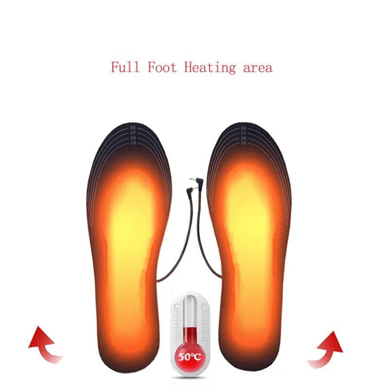 USB grijani ulošci za cipele Topli za stopala mogu se rezati i perivi EVA grijaći jastučić za zimu