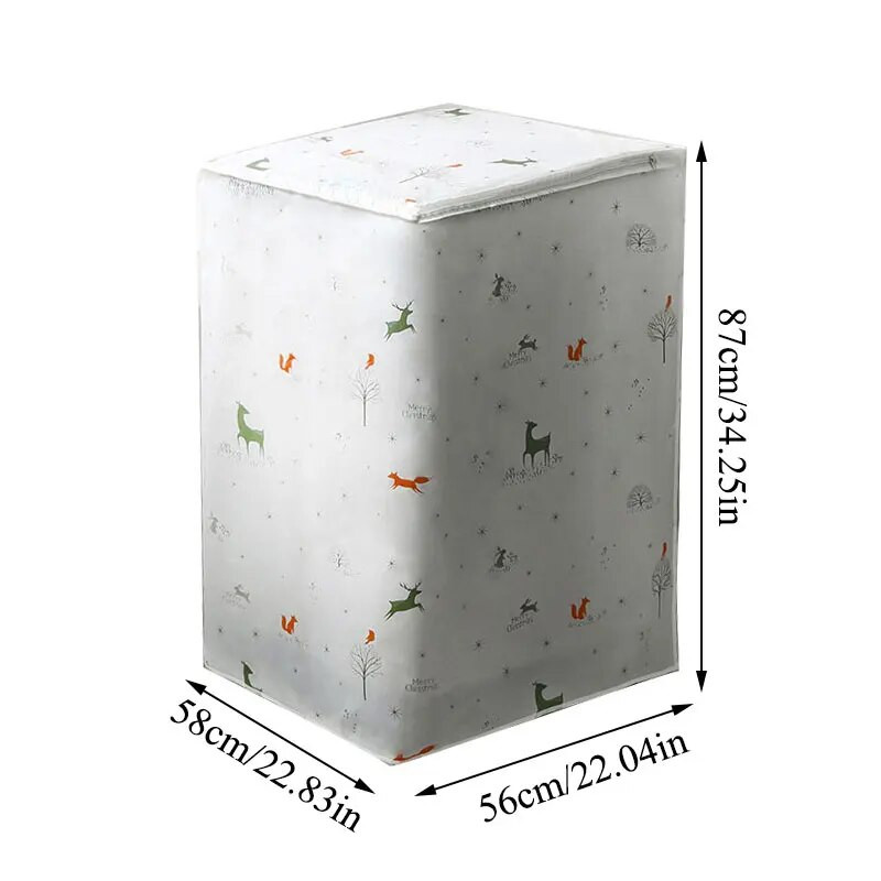 Nemokamos patvarios apsaugos nuo dulkių saugojimo reikmenys skalbimo mašinos dangtis, apsaugantis nuo dulkių saugojimo krepšys Taupykite erdvę Organizatorius Poliesteris Spalvingas