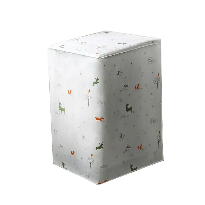 Nemokamos patvarios apsaugos nuo dulkių saugojimo reikmenys skalbimo mašinos dangtis, apsaugantis nuo dulkių saugojimo krepšys Taupykite erdvę Organizatorius Poliesteris Spalvingas