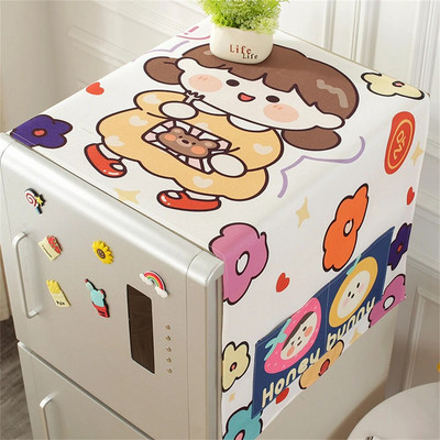 Šaldytuvo dulkėms atsparus dangtis Skalbimo mašinos dangtis su laikymo kišenėmis Krepšiai Universalūs apsaugos nuo saulės dangteliai Virtuvės Kalėdų dekoras