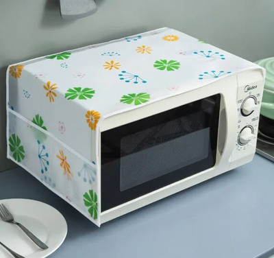 8 Styles Printing Microwave Protection Oven Covers Dustproof Towel Electric Oven Oil Moisture-Proof Cover Kitchen Accessories