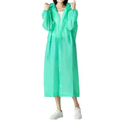 Vízálló esőkabát Felnőtt Gyerek Újrafelhasználható Eva Rain Poncho gyerekeknek Lányoknak Női Átlátszó Átlátszó Esőruházat Vízhatlan esőkabát