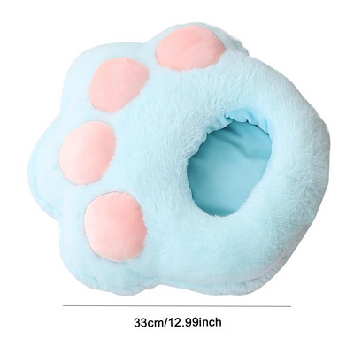 Talvine elektriline jalasoojendi matt USB laadimine kassikäpa kujuga jalgade pidev soojendus masina jala soojenduspadi koju/kontorisse