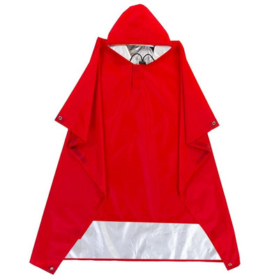 3 az 1-ben vízálló felnőtt hosszú esőkabát, női férfi esőkabát dzseki kapucnis poncsó szabadtéri túrázáshoz, horgász, esőruházathoz