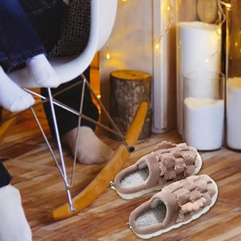 1 чифт отопляеми чехли Неплъзгащи се меки електрически нагреватели за крака USB Електрически нагреватели чехли Зимни електрически нагреватели Обувки
