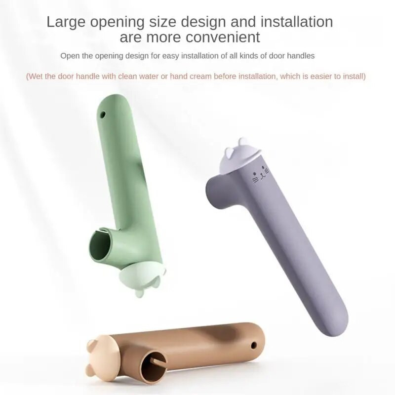 Apsaugos nuo susidūrimo silikoninės pagalvėlės durų rankenos miegamojo durų baldai, apsauginis dangtis, langas, atsparus šalčiui, namų ūkis